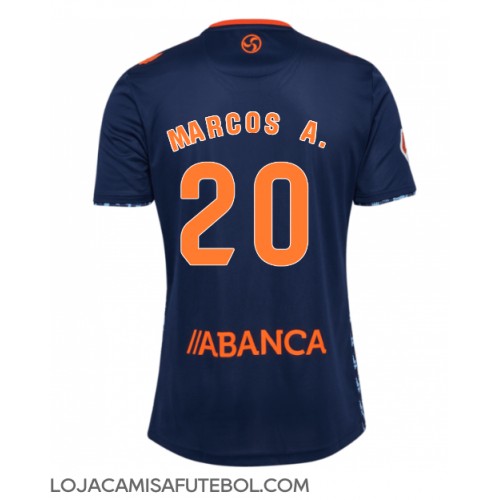 Camisa de Futebol Celta Vigo Marcos Alonso #20 Equipamento Secundário 2024-25 Manga Curta